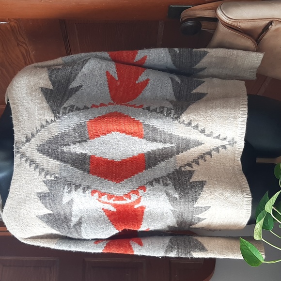 Lauren Ralph Lauren Sweaters - Lauren Ralph Lauren Southwestern Sunset Woolen Boatneck Sweater Large